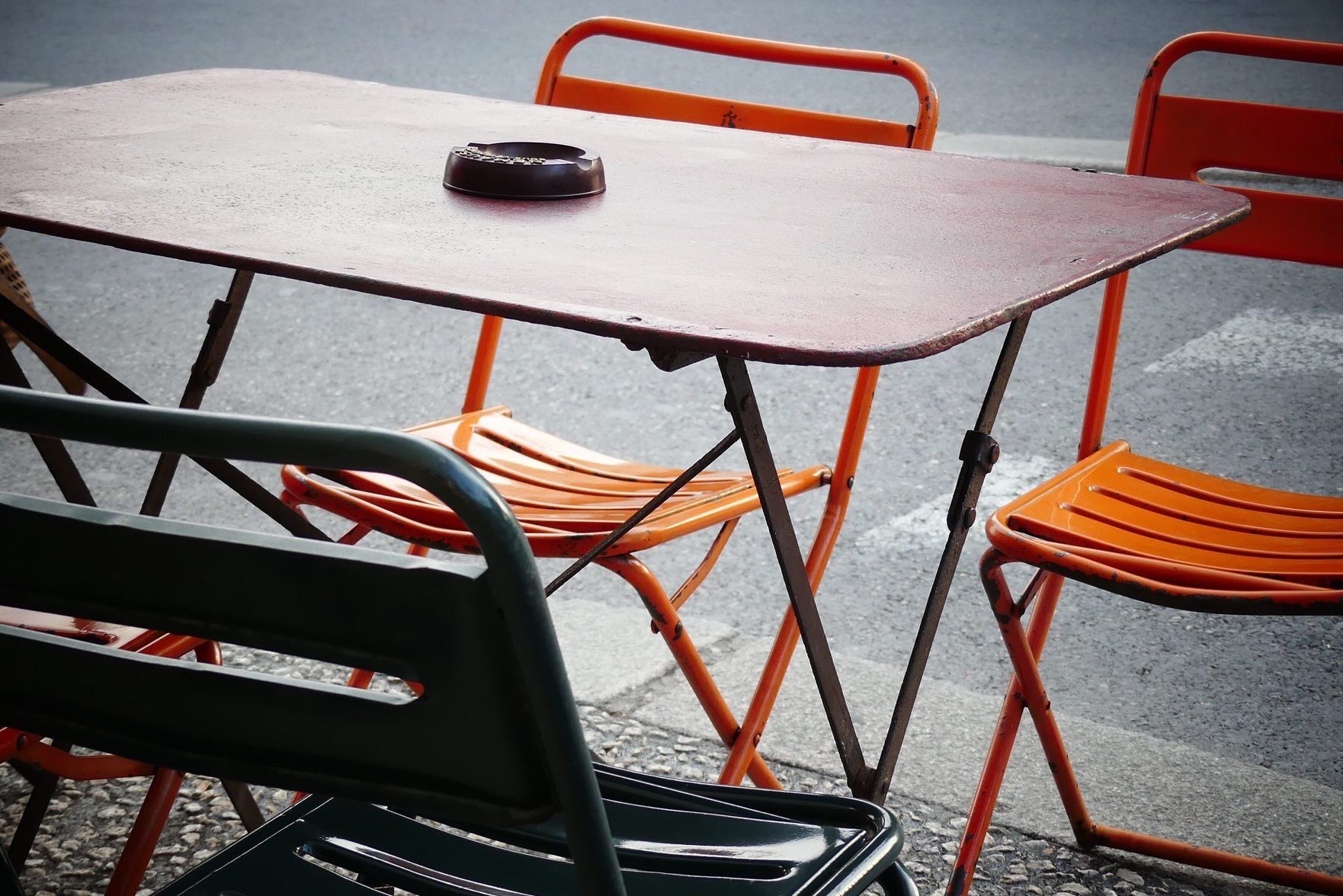 Old Rickety Card Table 