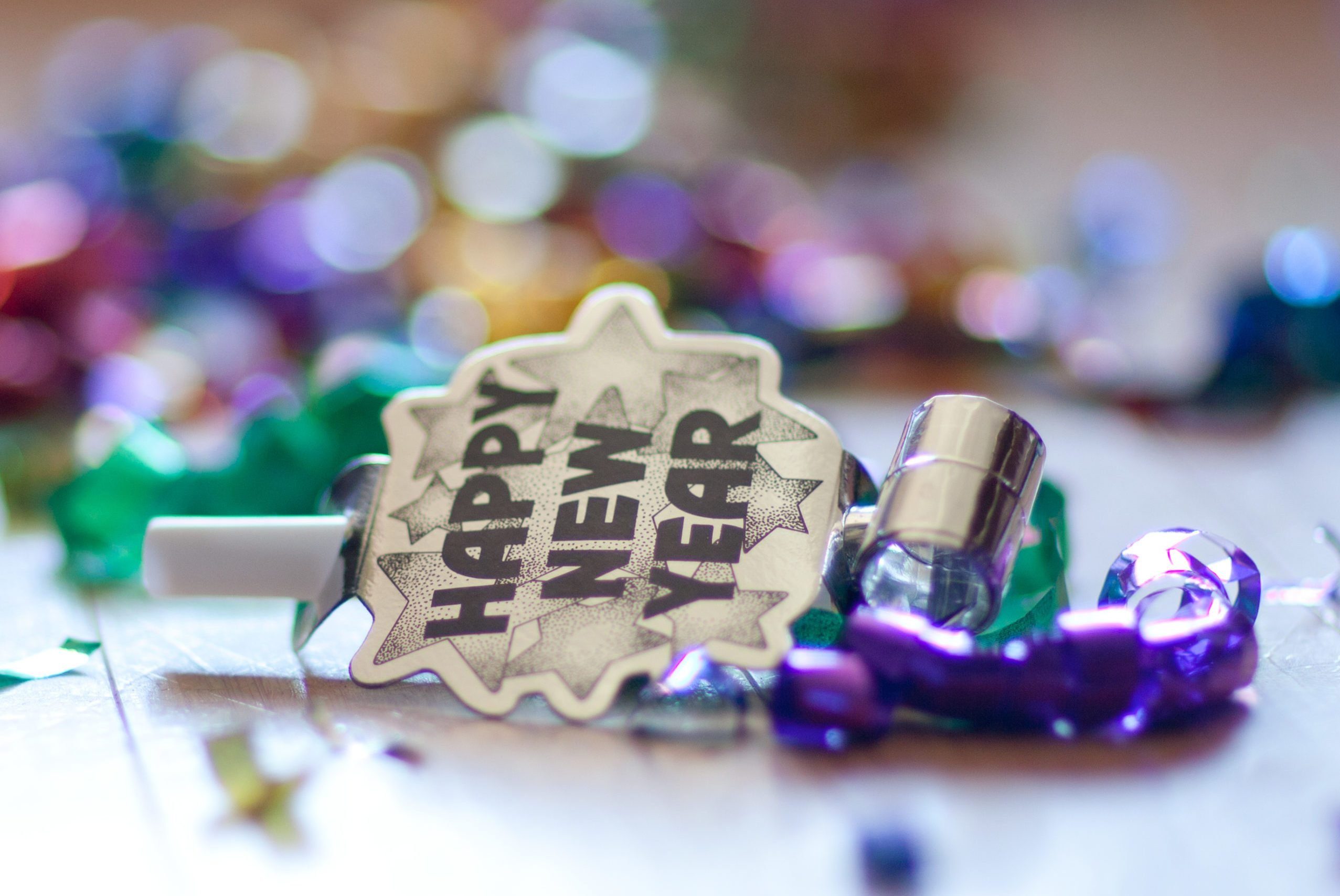 Party Supplies For New Year unused in basement