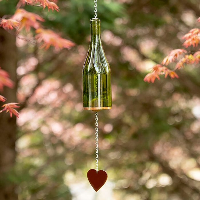 Upcyled Wine Bottle Chime
