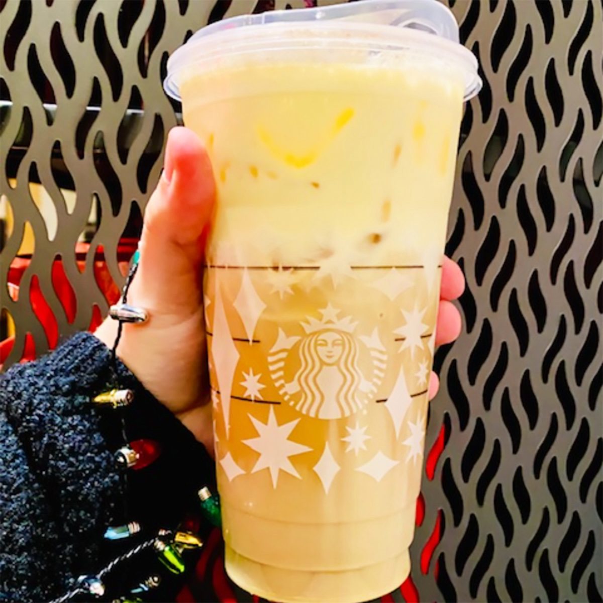 EGGNOG FLUFF COLD BREW FROM STARBUCKS