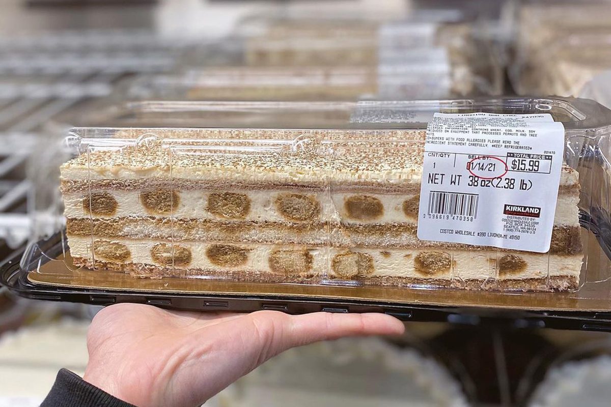 There’s a GIANT 2-Pound Costco Tiramisu Bar Cake We Need for Dessert