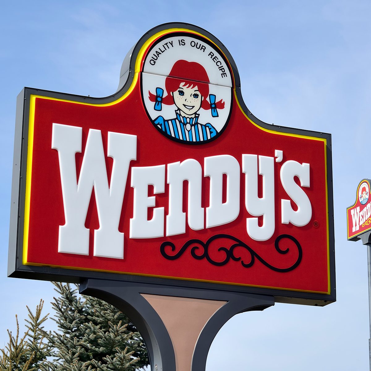 "Clio, Michigan, USA - March 7, 2012: The Wendy