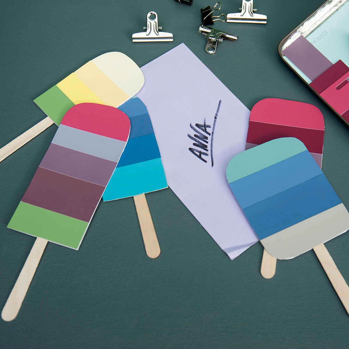 Diy Popsicle Shaped Birthday Cards