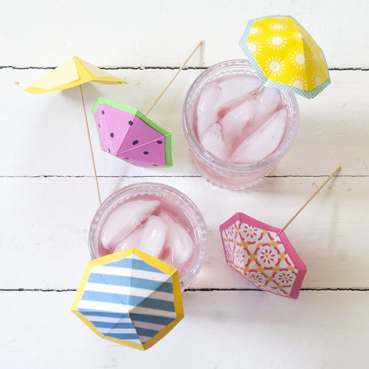 Tropical Drink Umbrellas