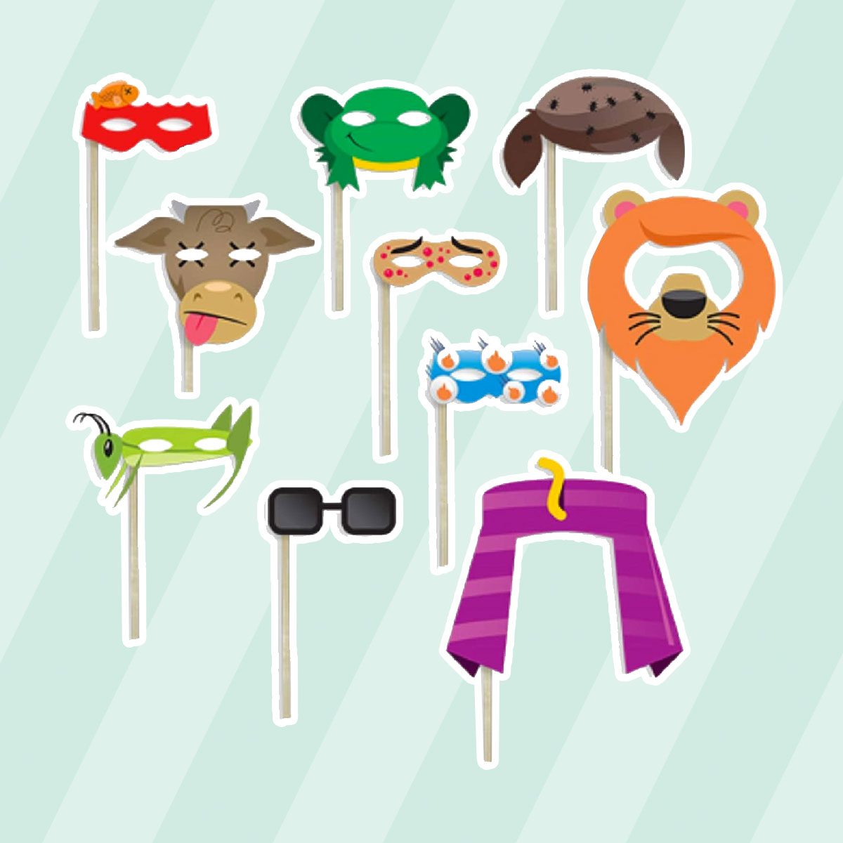 passover decorations Passover Plagues Photobooth Props