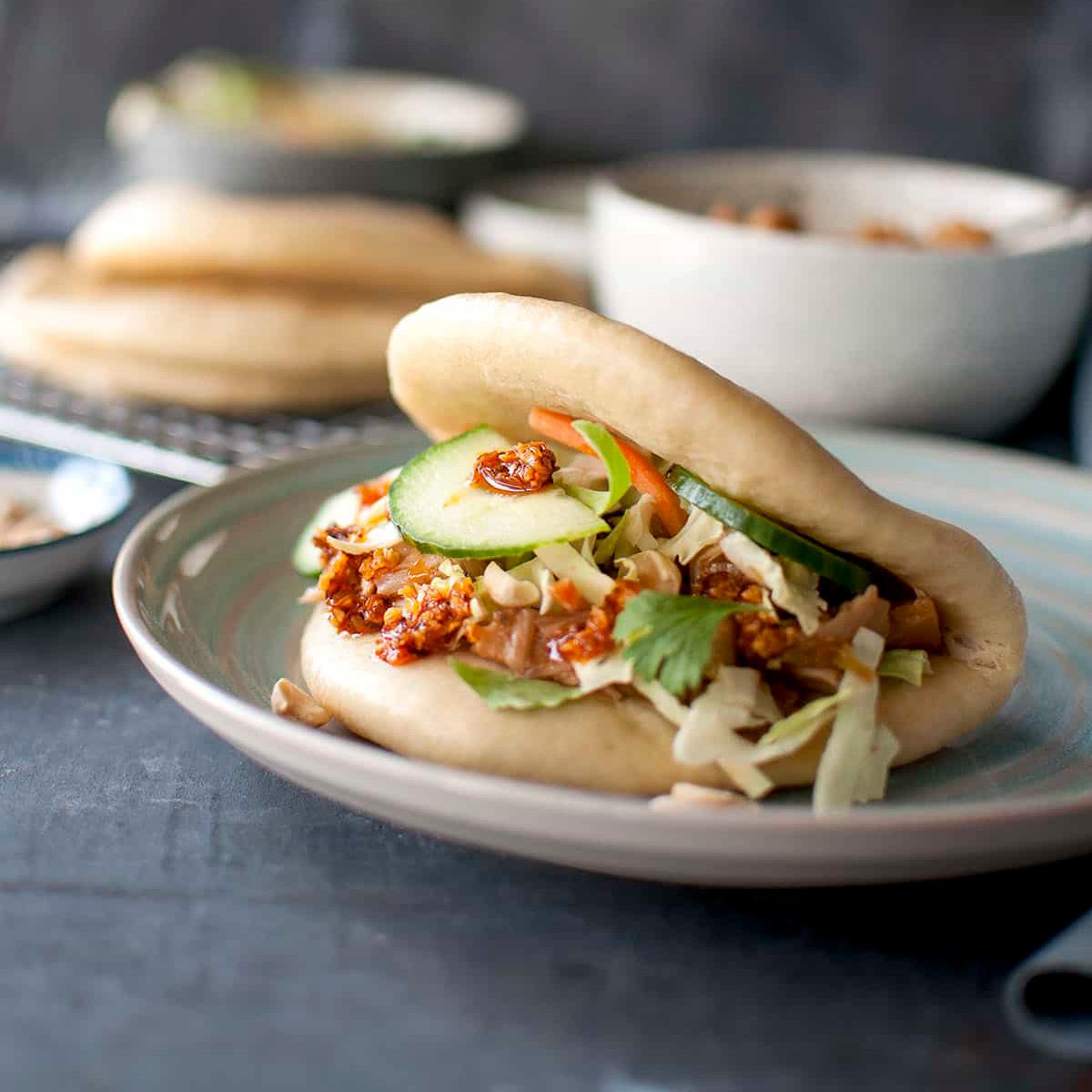 Vegan Bao Bun4s jackfruit recipes