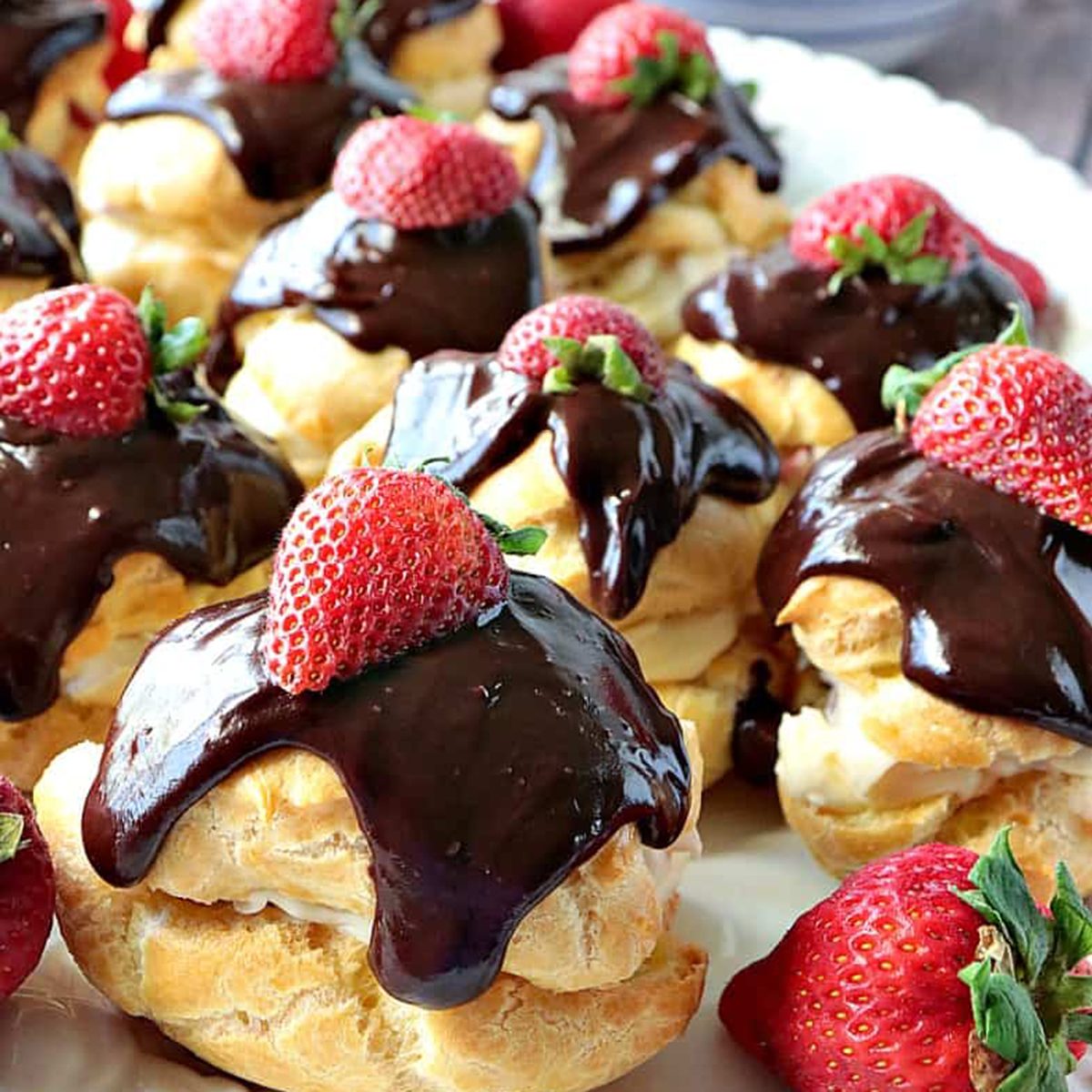 Chocolate Strawberry Eclairs Final 14