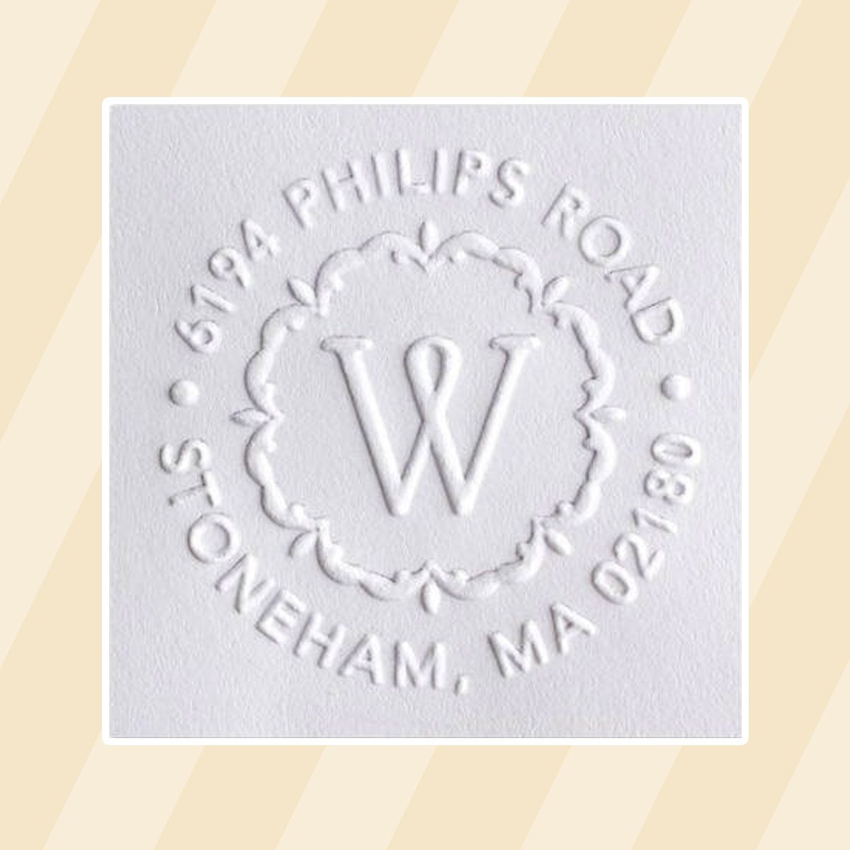 personalized stationery Custom Embosser Embosser Address