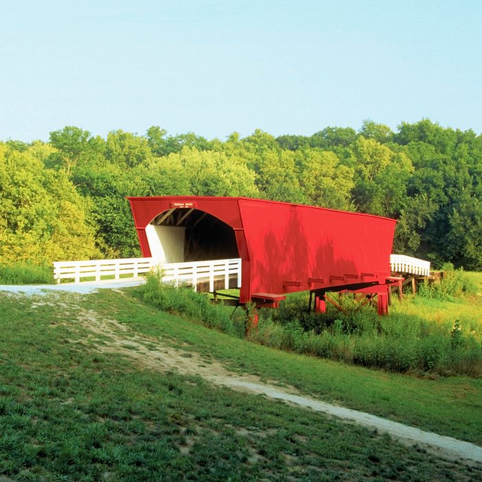 Roseman Covered Bridge, Madison County, Iowa, Usa