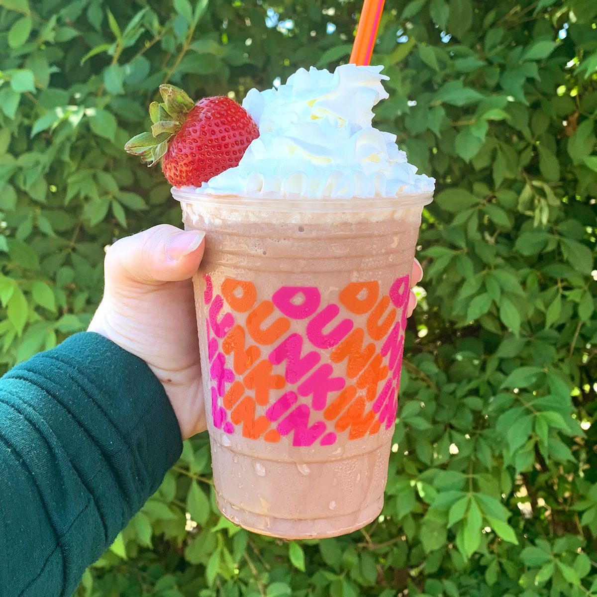 Dunkin Chocolate Strawberry Drink