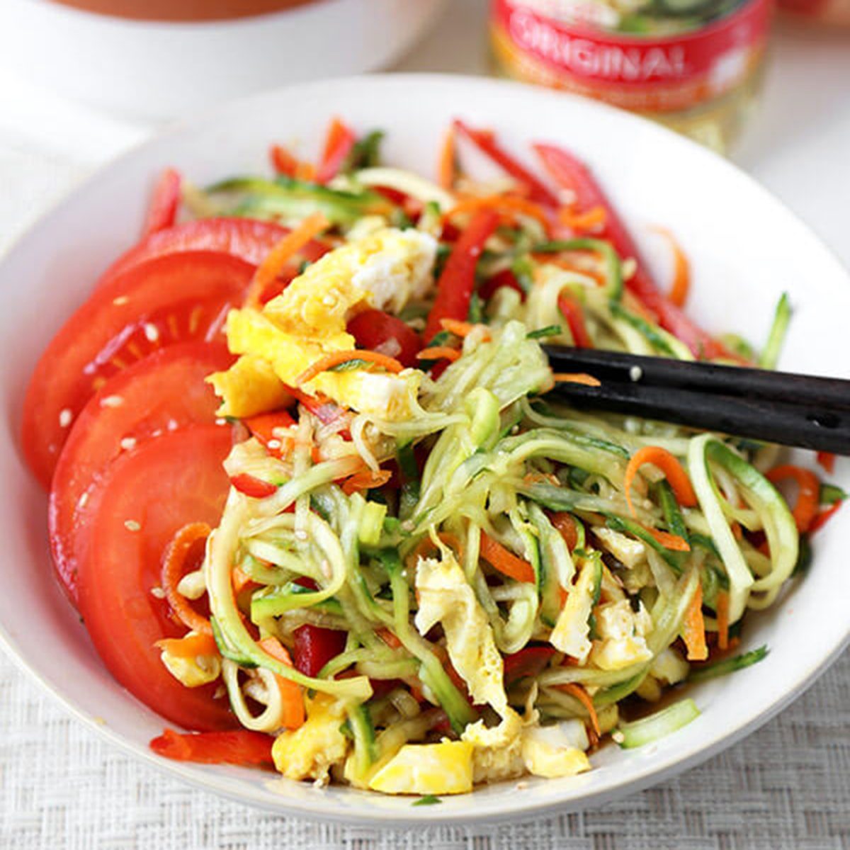 zoodle recipes Cold Ramen Zoodles (Hiyashi Chuka) Cold Ramen Zoodles 5optm