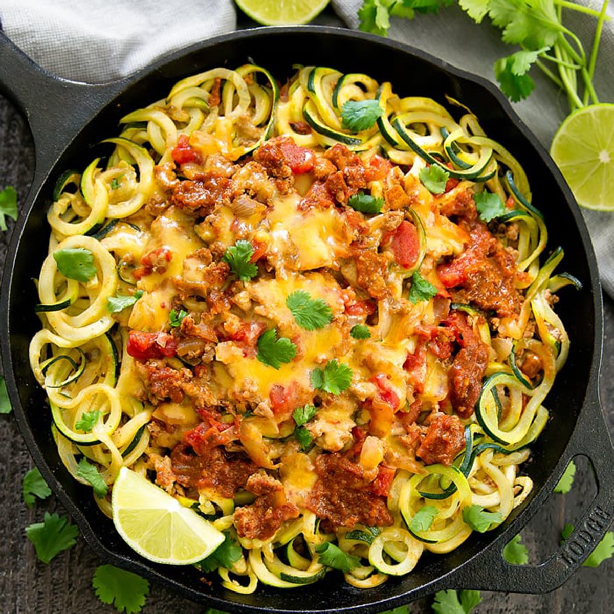 zoodle recipes Taco Zucchini Noodles 15