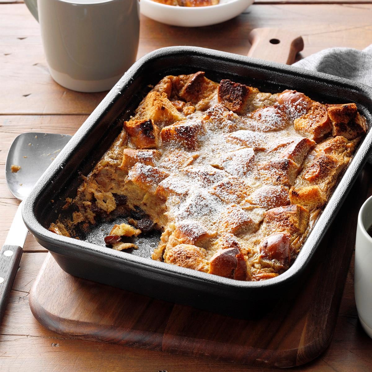 Bourbon Brioche Bread Pudding