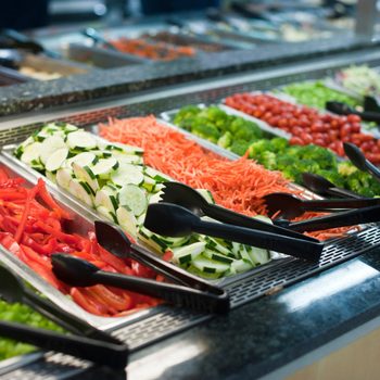 Salad Bar at a hotel buffet