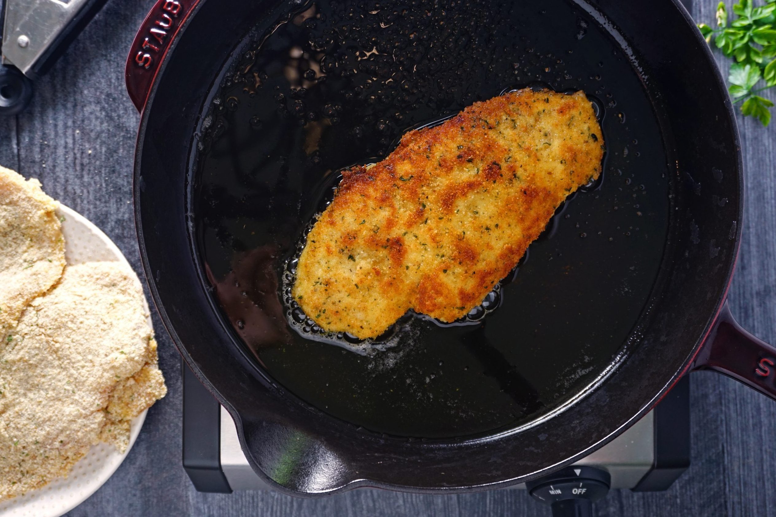 pan frying chicken bellagio