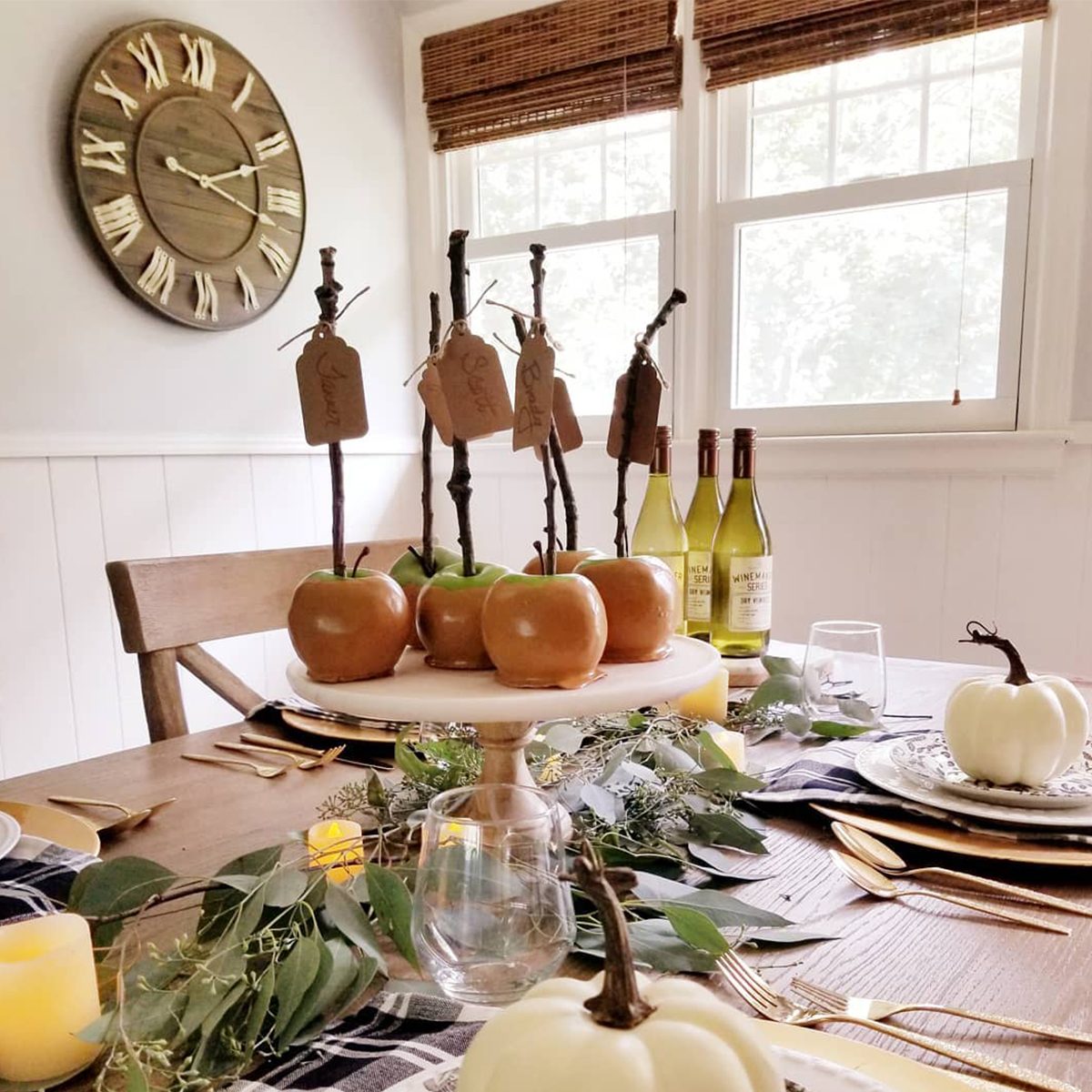 Simpleprairielife Caramel Apple Centerpiece