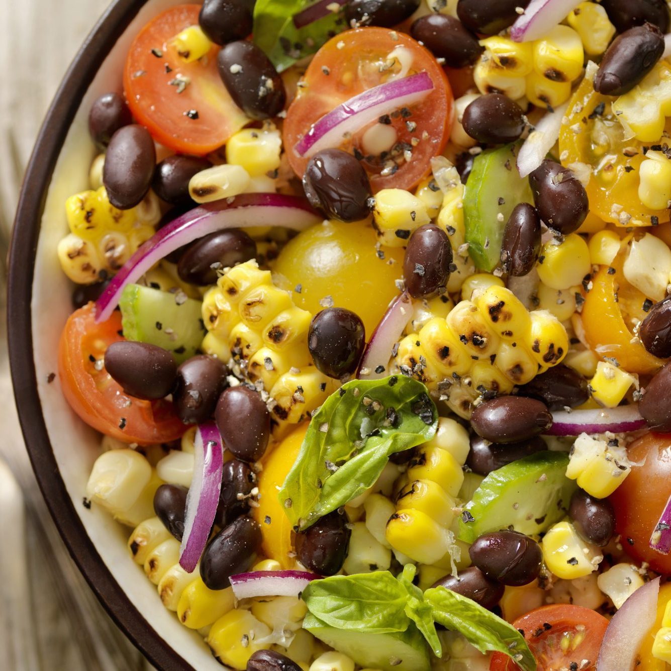 Grilled Corn and Black Bean Salad