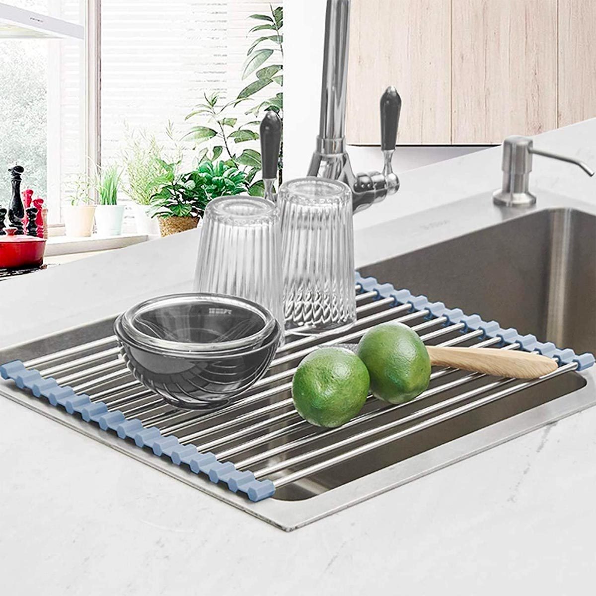 Get Instant Counter Space with the Internet’s Favorite Foldable Drying Rack—It’s Only $9 Right Now