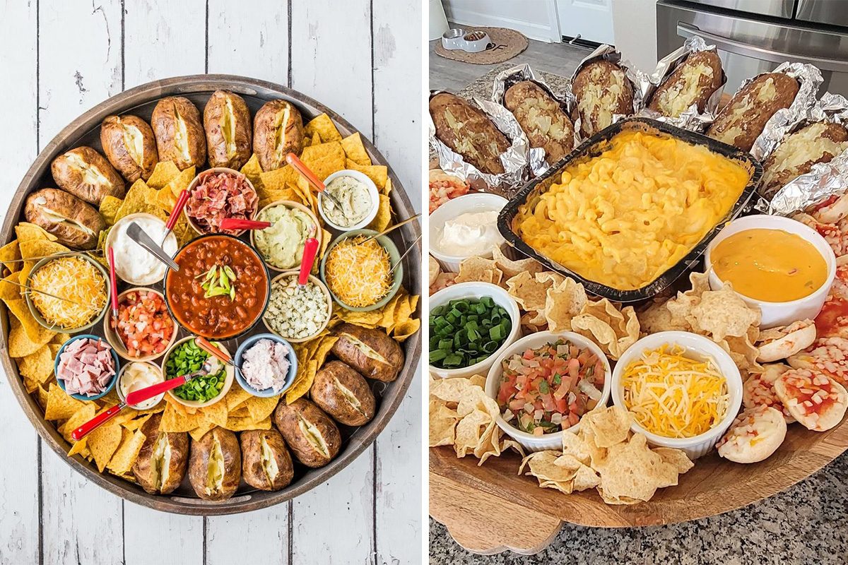 How to Make a Super Cozy Baked Potato Dinner Board