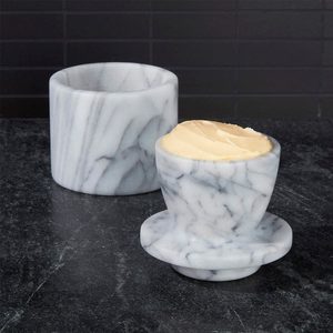 French Kitchen Marble Butter Keeper