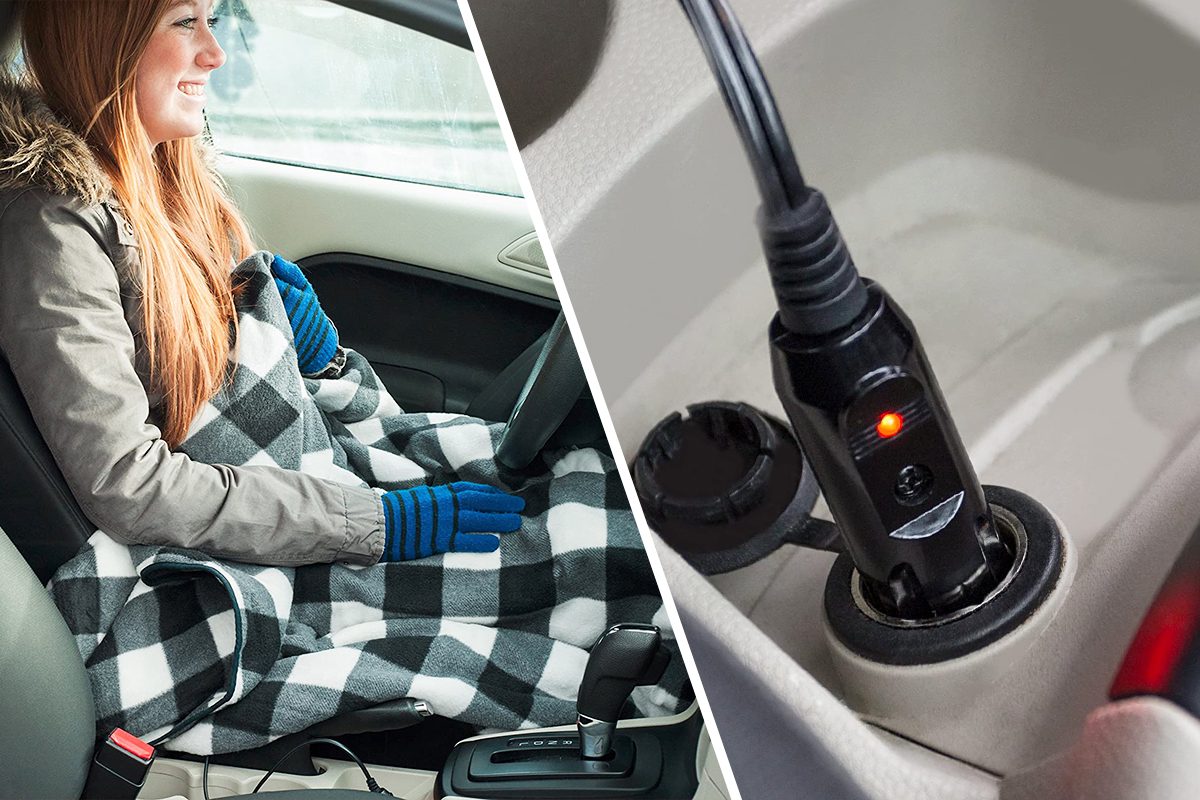 This Heated Blanket for Car Rides Is What You Need for Winter