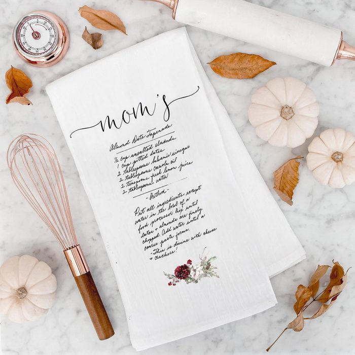 Handwritten Recipe Tea Towel