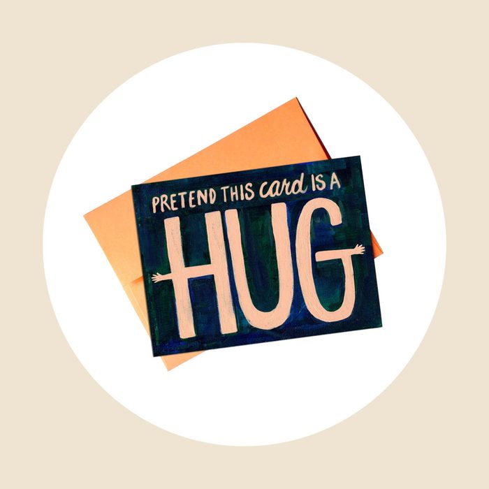 Pretend Hug Card Ecomm Via Etsy.com
