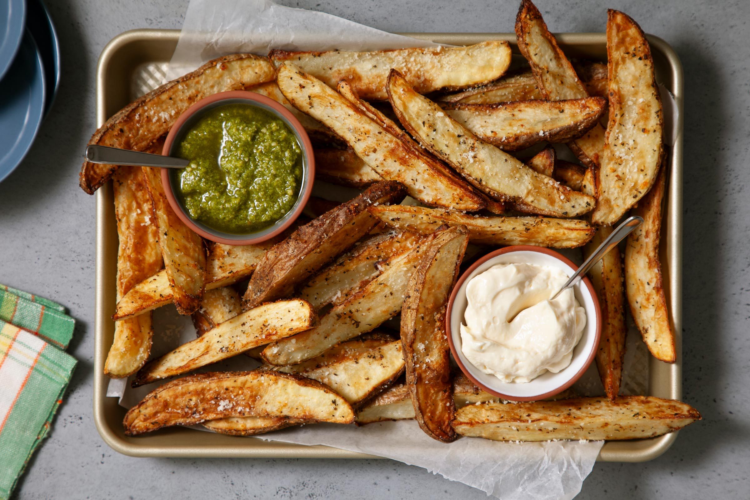 air fryer potato wedges