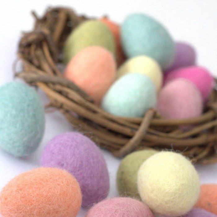Felted Easter Eggs