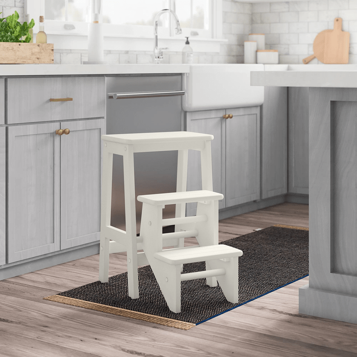 Danyell Wood Folding Step Stool