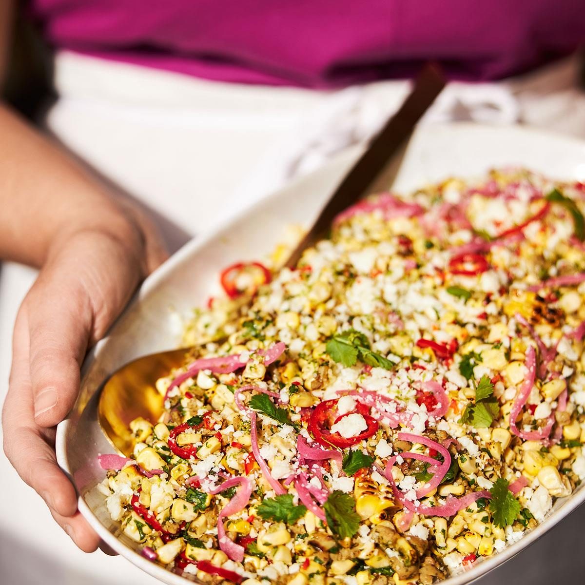 Chili Verde Esquites (Mexican Corn Salad)
