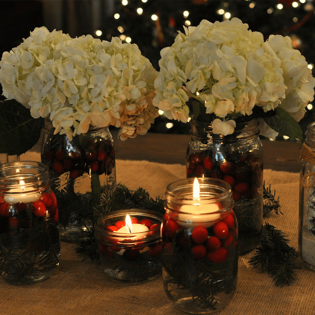 Mason Jar Candlelight Centerpiece Ecomm Via Kristenhewitt Me
