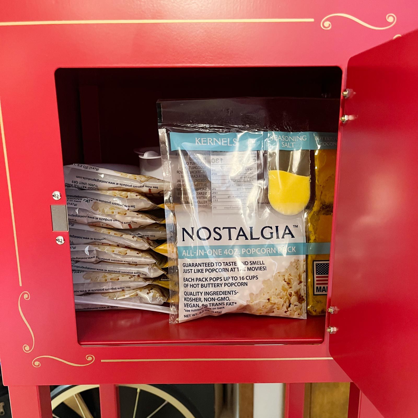 nostalgia Popcorn packs