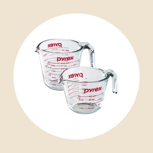 Pyrex Prepware 2 Piece Glass Measuring