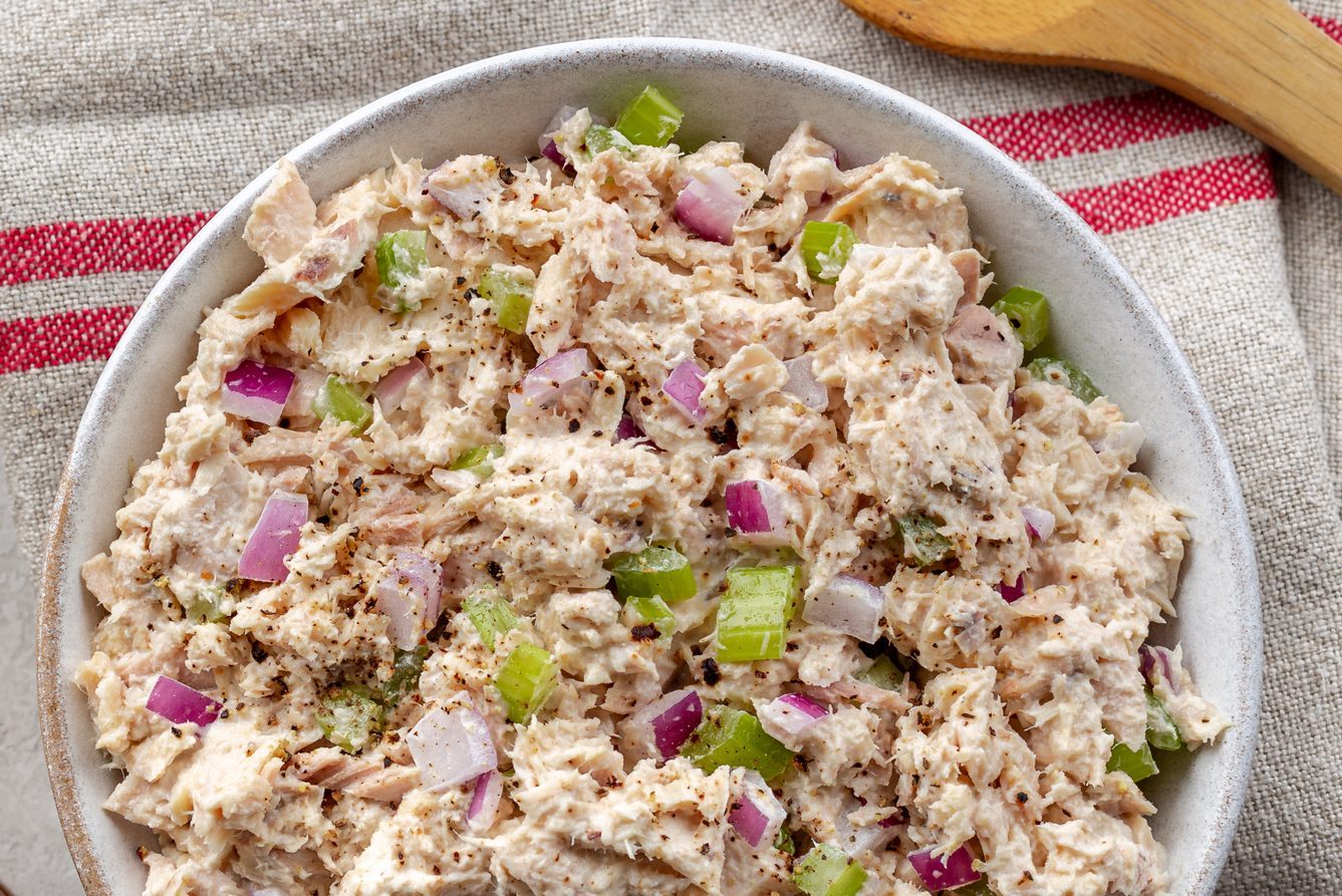 Tuna Fish Salad in a Bowl