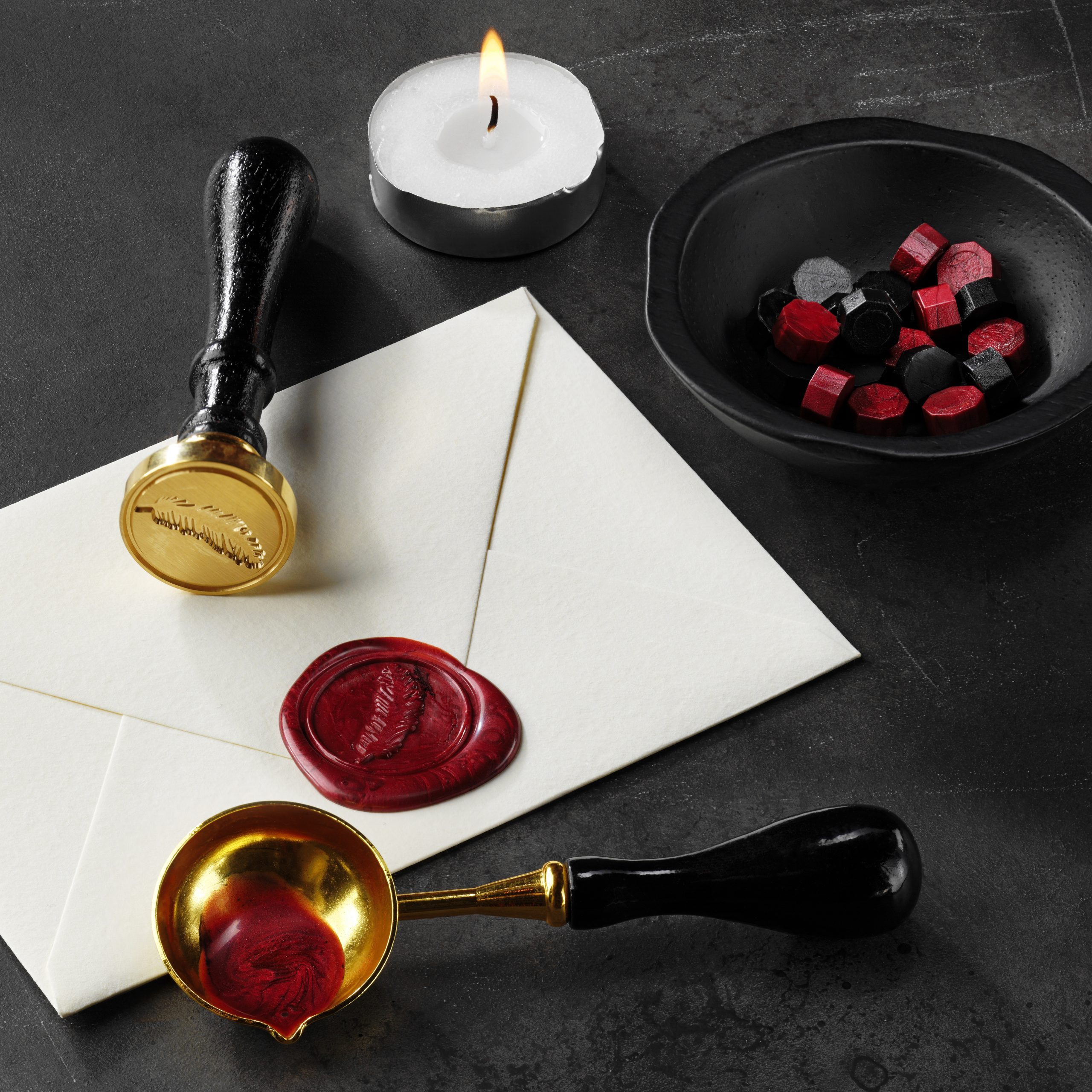 Sealing Envelope With Wax Seals