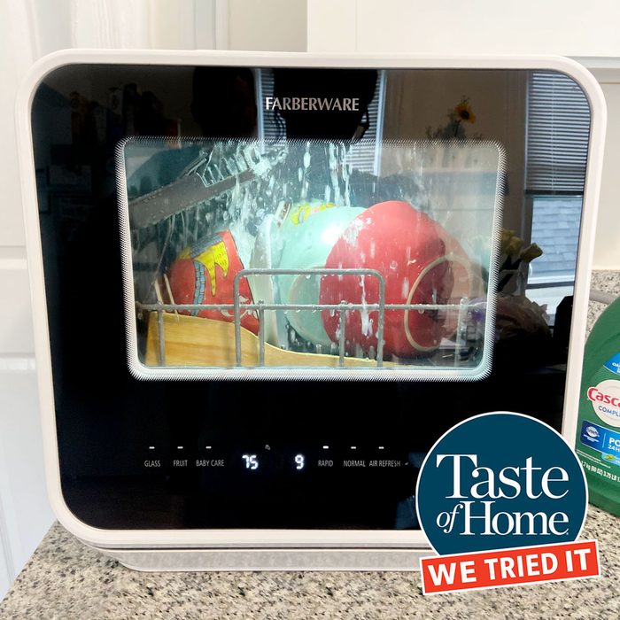Toh We Tried It Farberware Complete Portable Countertop Dishwasher