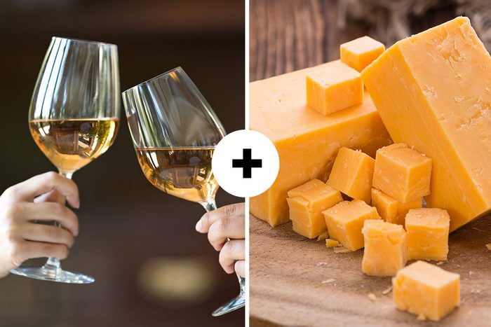 Chardonnay And Cheddar Wine And Cheese Pairing