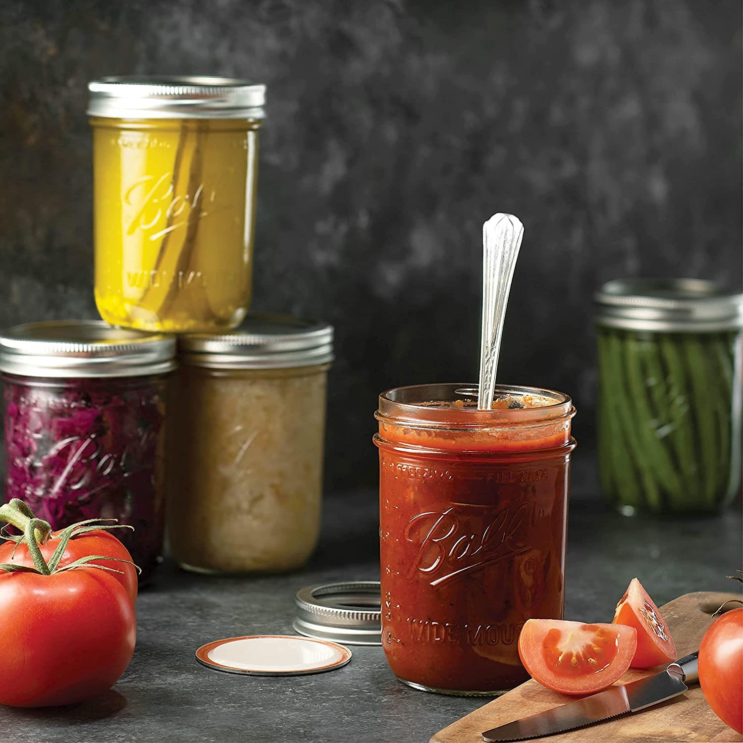 Wide Mouth Mason Jars