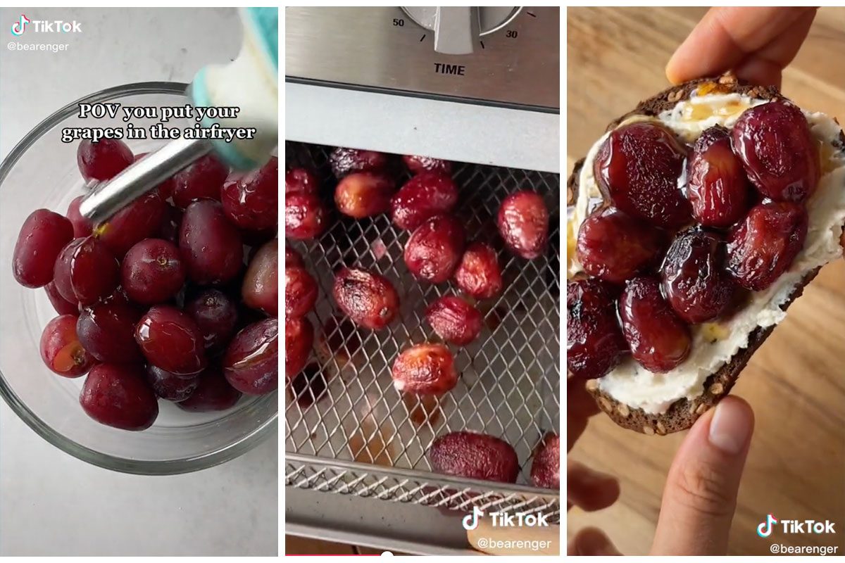 We’re Obsessed with Air Fried Grapes and You Should Be Too
