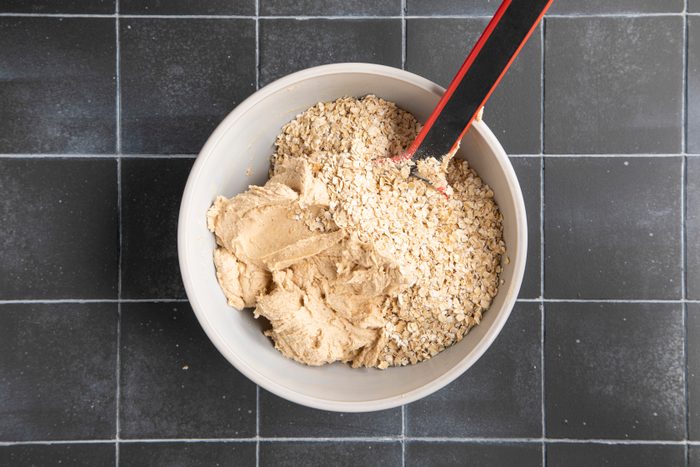 add oats to the mixture