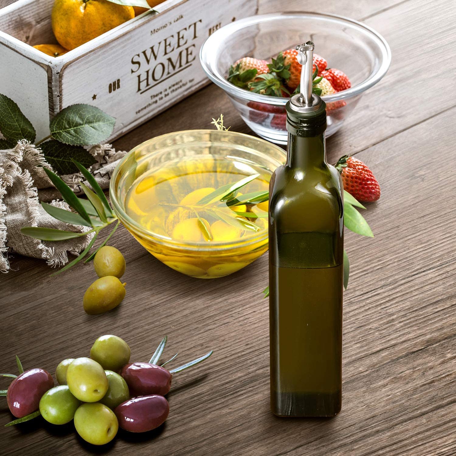 Aozita Glass Olive Oil Bottle Dispenser Ecomm Via Amazon.com