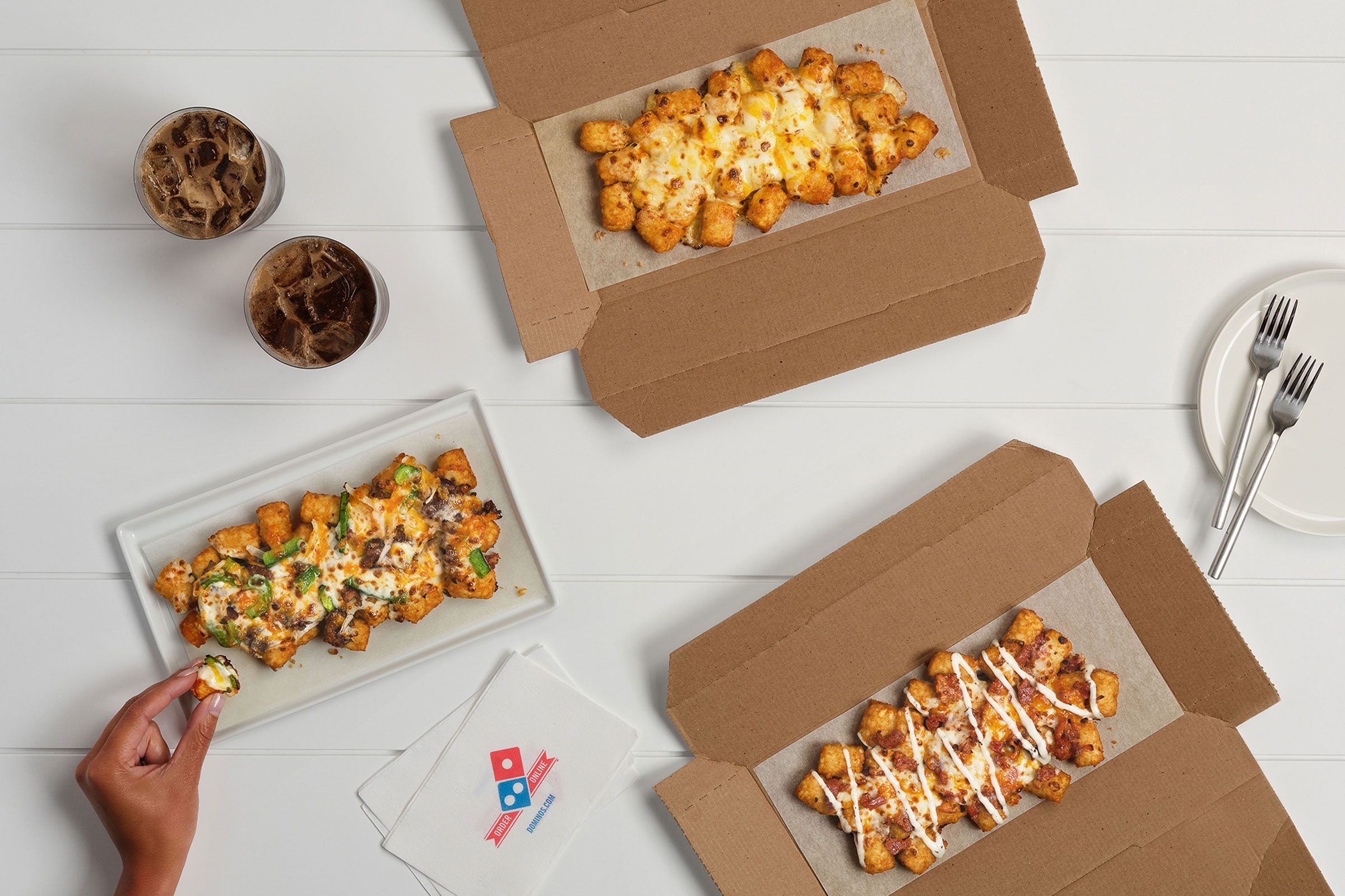We Tried Domino’s New Loaded Tots and They’re Full of Cheesy Deliciousness