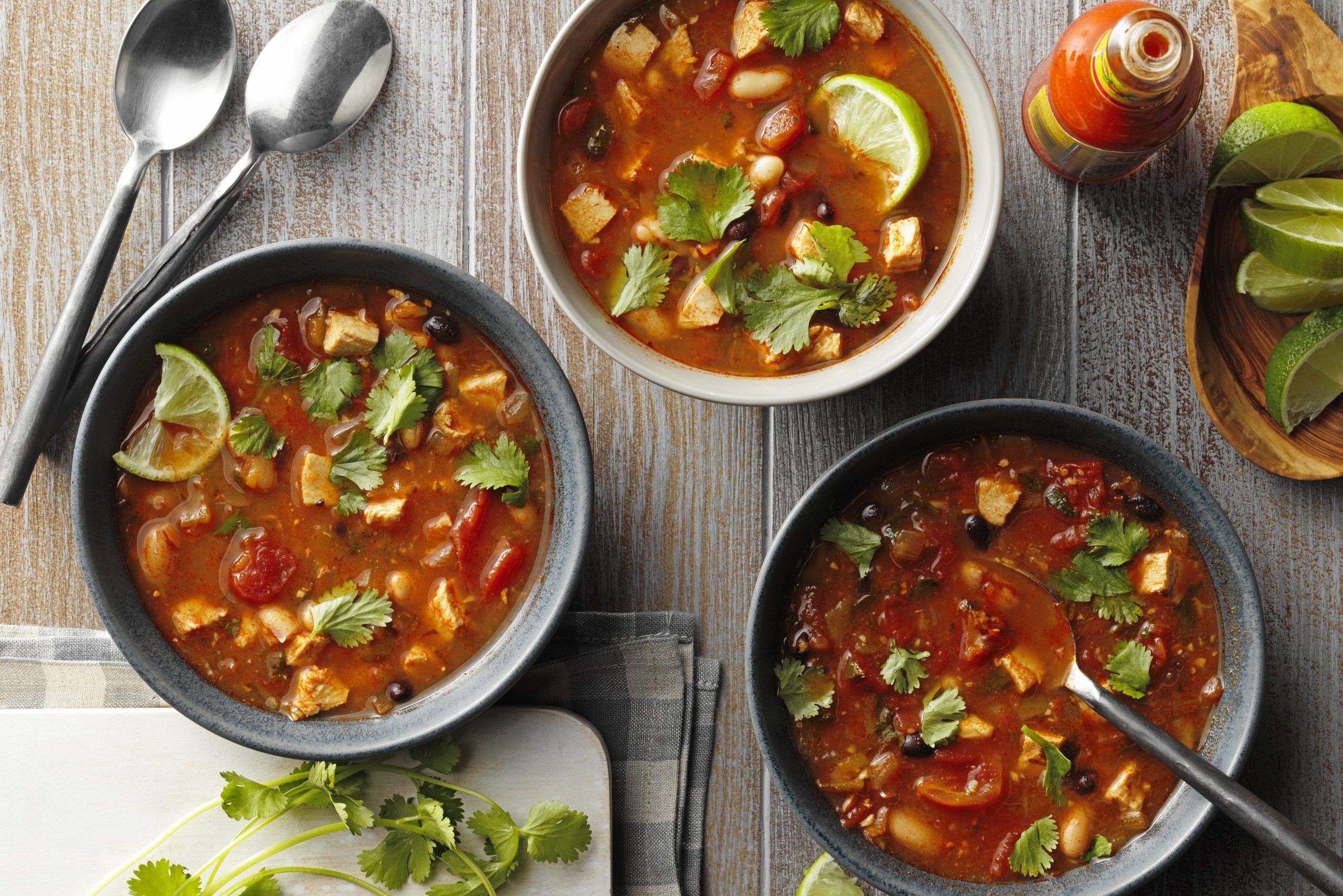 Taste Of Home's Kickin' Chicken Taco Soup Recipe