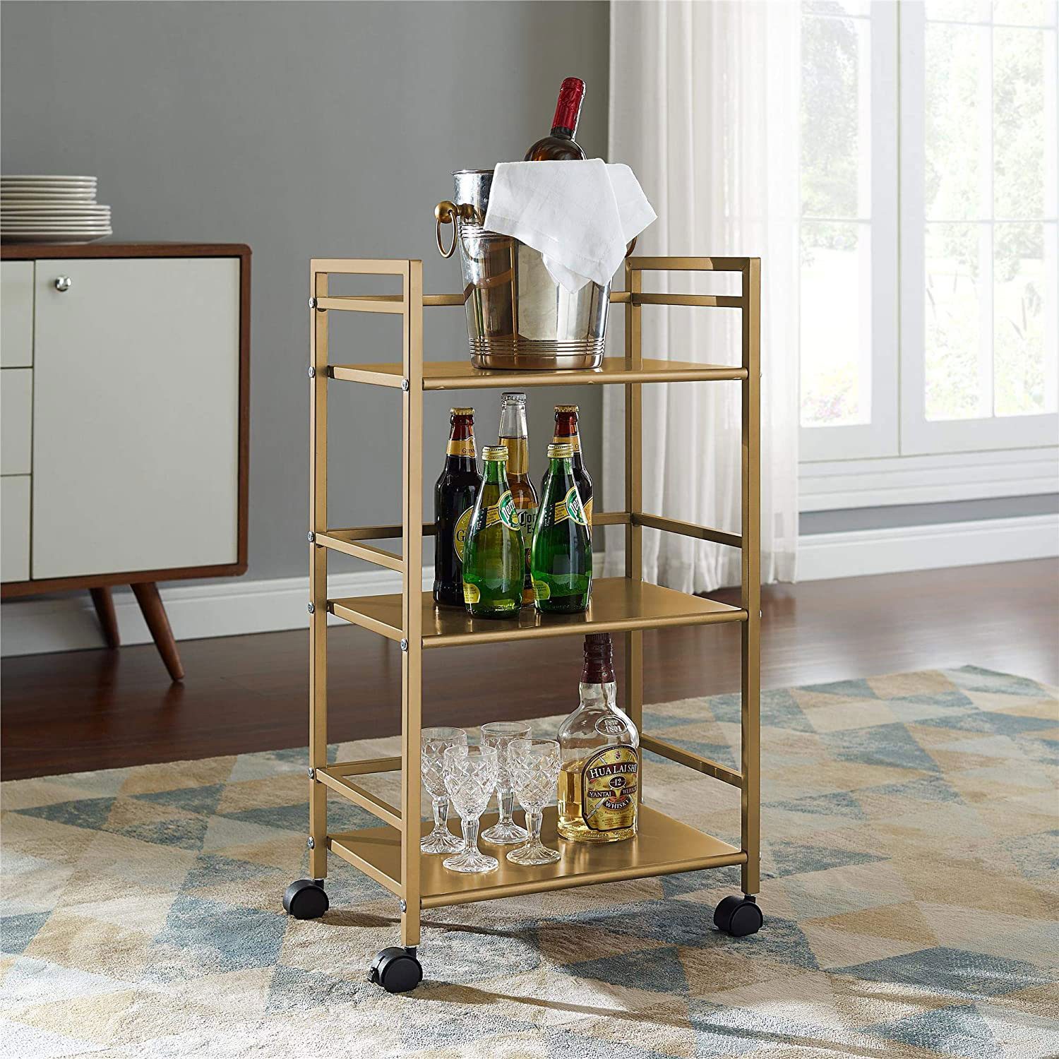 Gold Bar Cart