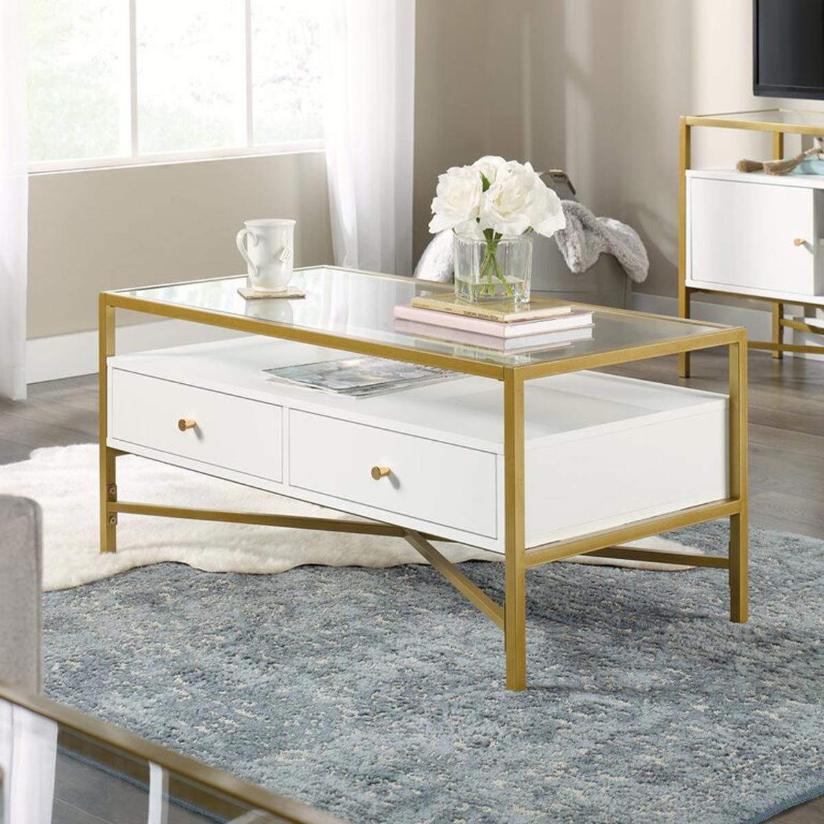 Mixed Material Coffee Table