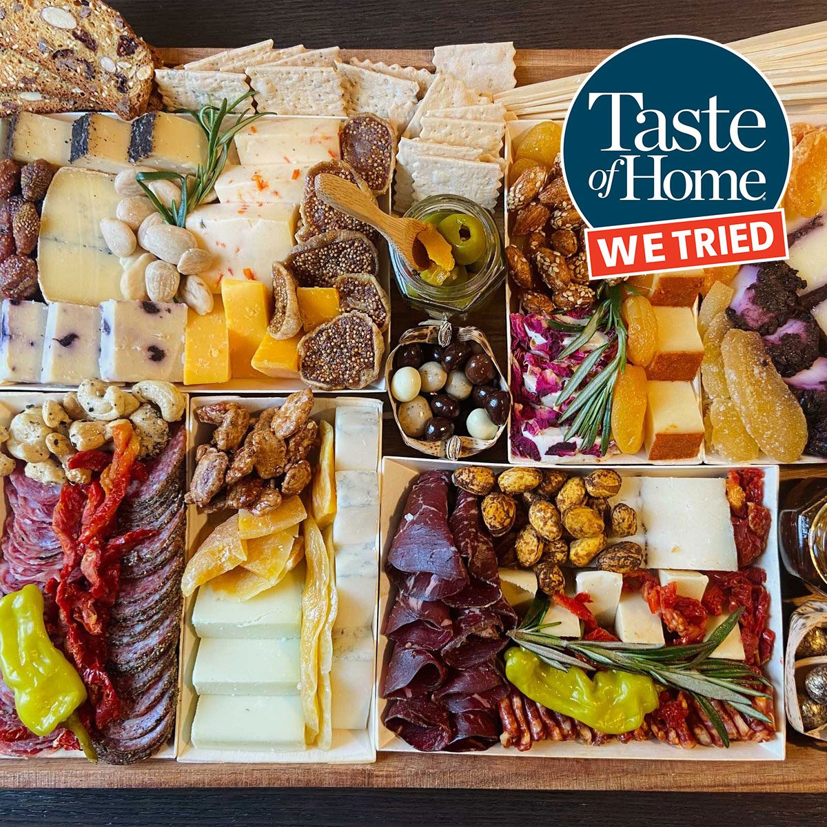 Template For Placing The Taste Of Home We Tried Logo Onto A 1200x1200 Image.