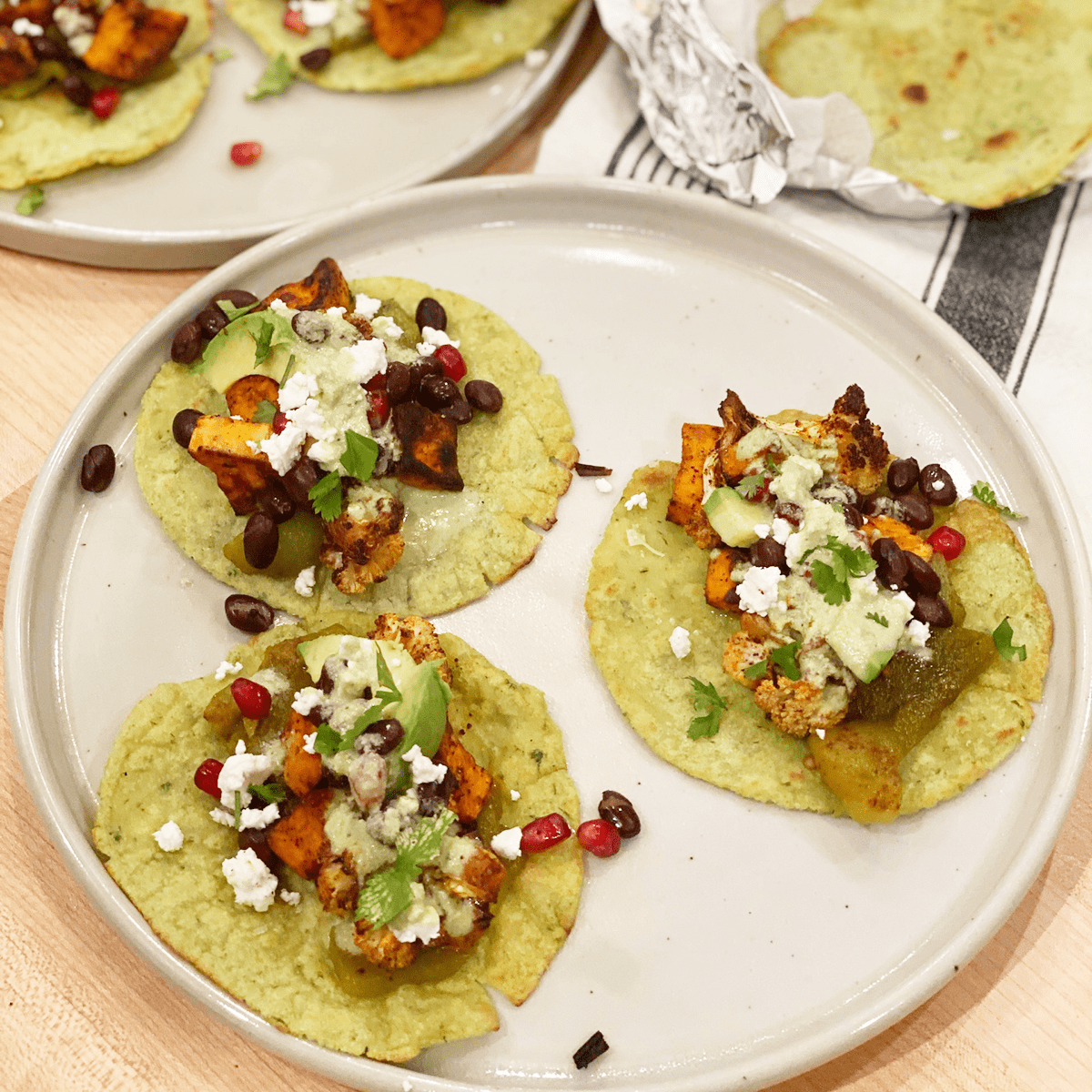 Veggie Tacos With Wild Ramp Tortillas