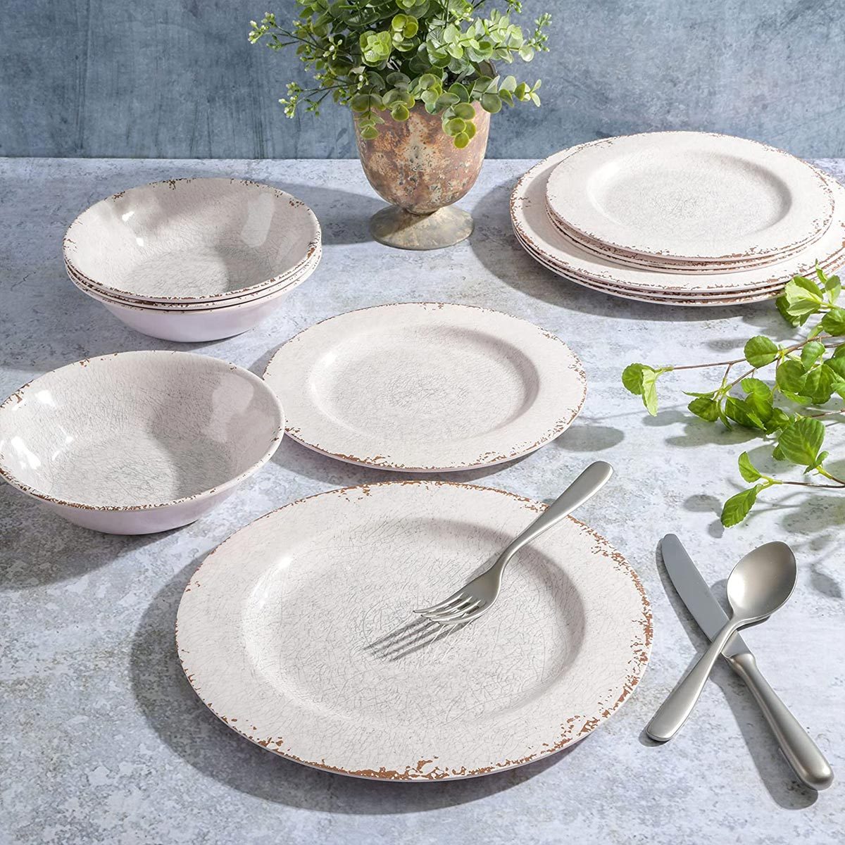 Rustic Outdoor Dinnerware Set