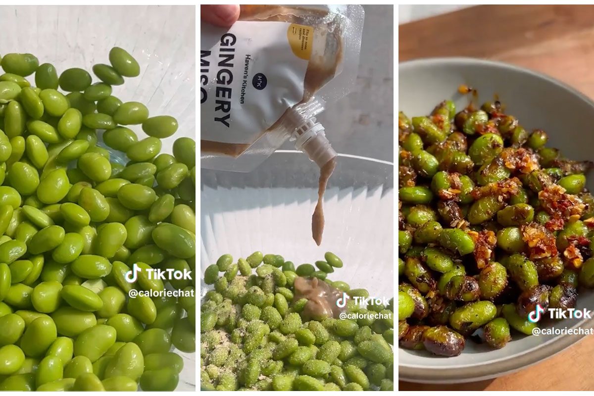 We Can’t Get Enough of This Crispy Air Fryer Edamame Snack